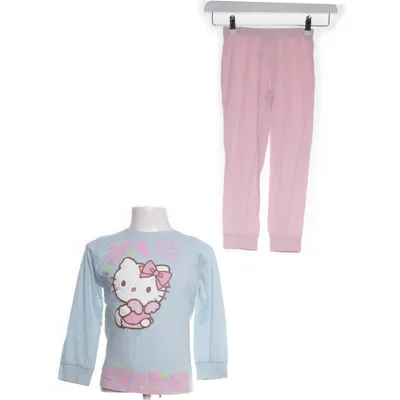 Pyjama (Blauw, Roze) van Hello Kitty Katoen