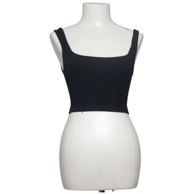 Crop Top (Schwarz) von Zara Elasthan, Polyamid