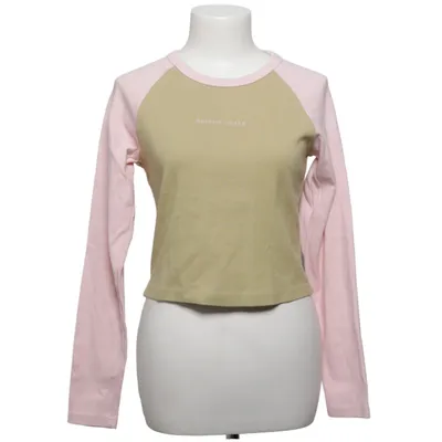 Langærmet t-shirt (Pink, Beige) fra Abrand Jeans Bomuld