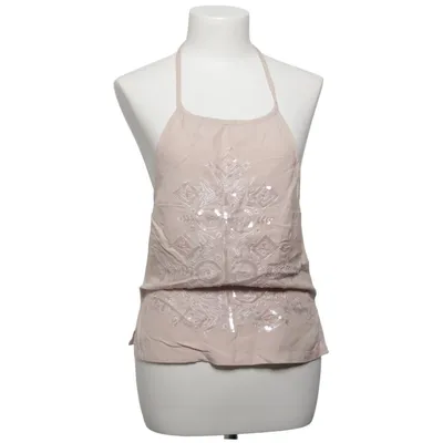 Halterneck top (Beige) fra Twist & Tango Bomuld, Linned, Viscose