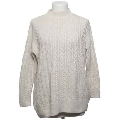 Sweater (White) from Topshop Petite Acrylic, Elastane, Polyamide, Wool