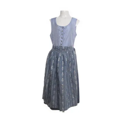 Dirndl (Blue, Multicolored) from Turi Polyester, Silk