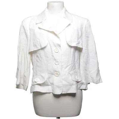 Blazer (Wit) van Larry Levine Linnen, Polyester, Viscose