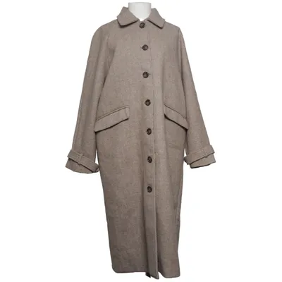 Frakke (Beige) fra Lindex Akryl, Polyamid, Polyester, Uld