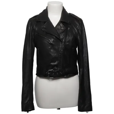 Veste de motard (Noir) de Livelo Cuir, Polyester