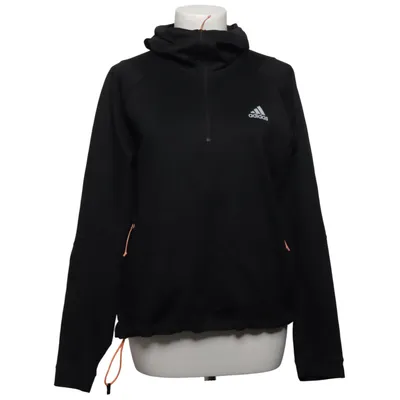 Hoodie (Black) from Adidas Running Elastane, Recycled polyester