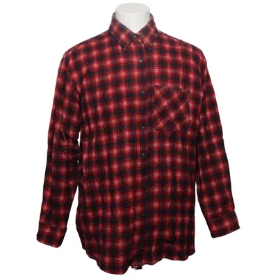 Chemise en flanelle (Rouge, Bleu, Blanc) de Puritan Coton