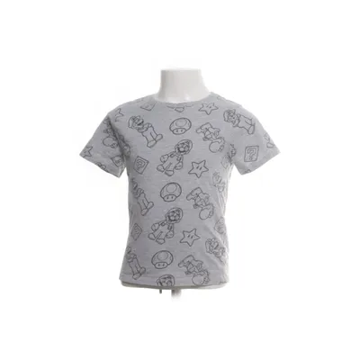 T-shirt (Grå, Svart) från H&M Bomull, Viskos