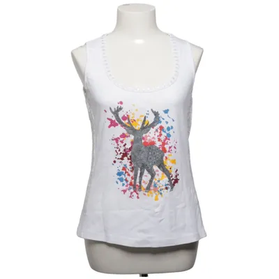 Tank Top (White, Multicolored) from Alpin Cotton, Elastane, Polyester