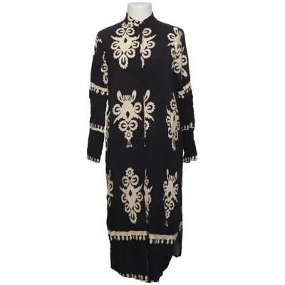 Robe chemise (Noir, Beige) de Marta Viscose