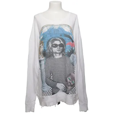 Sweatshirt (Wit, Meerkleurig) van R13 Katoen