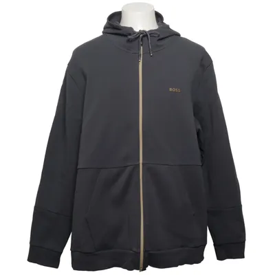 Capuchon sweater (Grijs) van Hugo Boss Katoen, Elastaan, Polyester