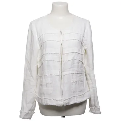 Blazer (Wit) van Prêt Acetaat, Linnen