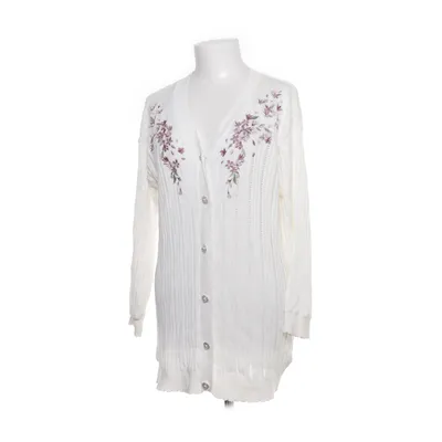 Cardigan (Blanc, Multicolore) de Axes Femme Acrylique, Coton, Polyester