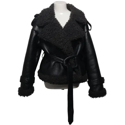 Shearling jacket (Black) from Adoore Polyester, Polyurethane