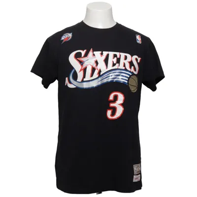 T-shirt (Zwart) van Hardwood Classics x Mitchell & Ness Katoen
