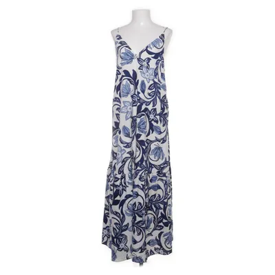 Maxikjole (Blå, Hvid) fra H&M Bomuld, Viscose