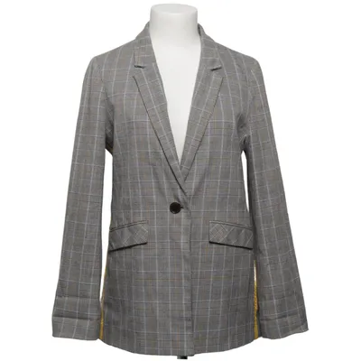 Blazer (Gris, Jaune) de Tom Tailor Denim Élasthane, Polyester, Viscose