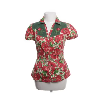 Short sleeve shirt (White, Red, Green) from Blutsgeschwister Cotton, Elastane