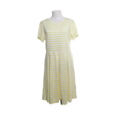 Jurk (Wit, Geel) van Jean Pascale Elastaan, Polyester, Viscose