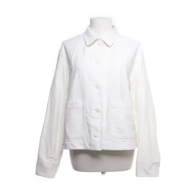 Jacka (Vit) från Uniqlo Polyester, Elastan, Bomull
