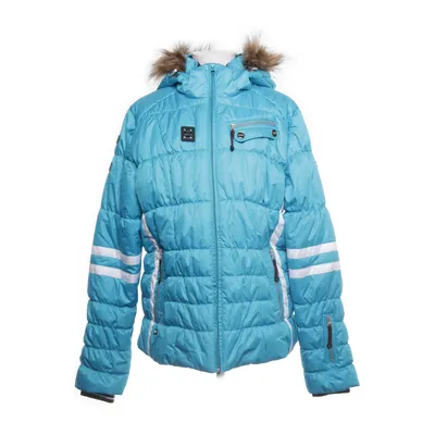 Ski jacket (Turquoise) from Ice Peak Polyester, Polyamide, Fur