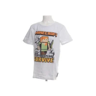 T-shirt (Vit, Flerfärgad) från Minecraft Bomull