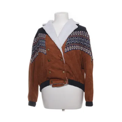 Shearlingjacka (Brun, Flerfärgad) från Zaful