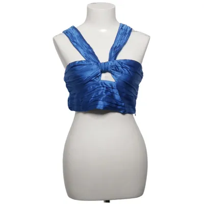 Crop top (Blue) from Zara Viscose