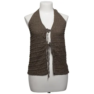 Halter neck top (Green) from Zara Elastane, Polyester