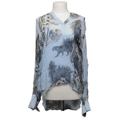 Blouse (Blue, Black, White) from Lilienfels Viscose