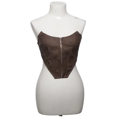 Tubtopp (Brun) från PrettyLittleThing Polyester, Polyuretan