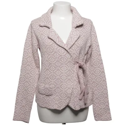 Wrap cardigan (Pink, White) from Playback Cotton