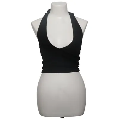 Haltertop (Zwart) van Superdown Elastaan, Polyester, Viscose