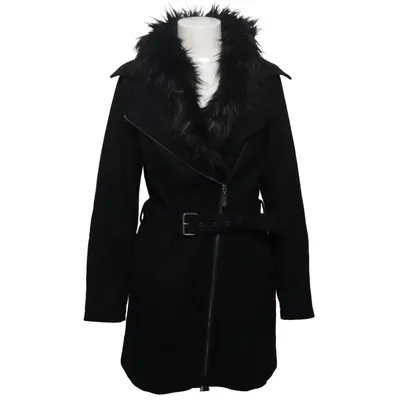 Coat (Black) from Dreimaster Acrylic, Cotton, Polyamide, Polyester, Viscose, Wool