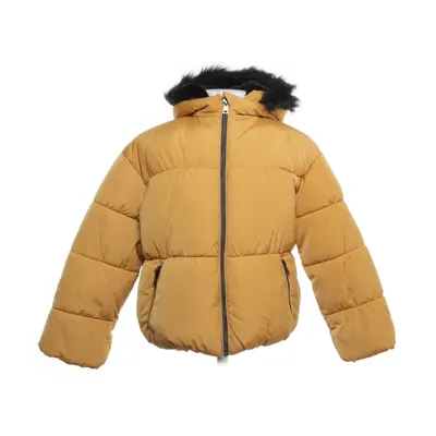 Vinterjacka (Gul) från F&F Polyester, Pälsimitation, Akryl