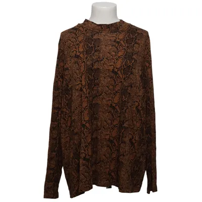 Lange mouwen shirt (Bruin, Zwart) van Ellos Elastaan, Viscose