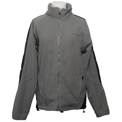 Fleece jacket (Gray, Black) from Catmandoo Polyester