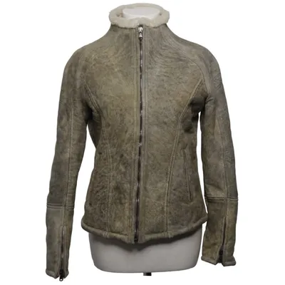 Shearling jas (Beige) van Shearling