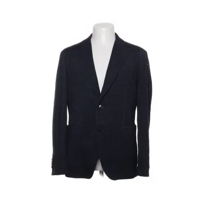 Blazer (Bleu) de Boss Cupro, Élasthane, Polyamide, Soie, Laine