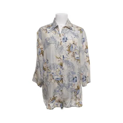 Korte mouwen shirt (Beige, Meerkleurig) van Vittoria Verani Zijde