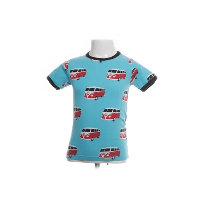 T-shirt (Blue, Multicolored) from Me&i Cotton, Elastane
