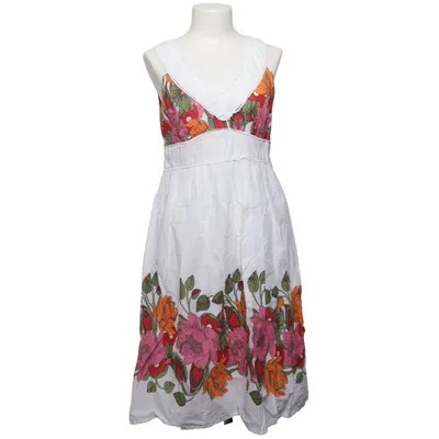 Jurk (Wit, Meerkleurig) van BPC Bonprix Collection Katoen