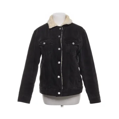 Foret Jeansjakke (Grå, Beige) fra Topshop Moto Bomuld, Polyester