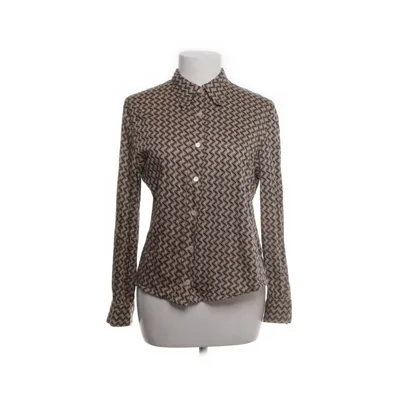Shirt (Black, Beige) from Rodier Paris Cotton