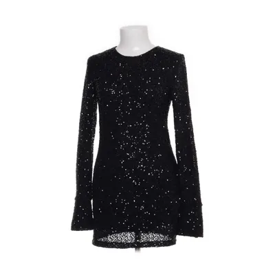 Klänning (Svart, Silverfärgad) från Mikuta Elastan, Polyester, Viskos