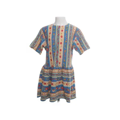 Klänning (Blå, Flerfärgad) från Wigens Bomull, Elastan