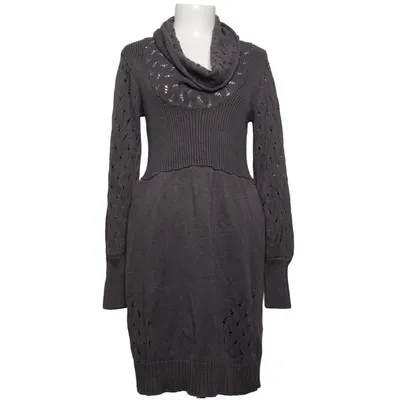 Rollkragenkleid (Grau) von Pulz Jeans Acryl, Baumwolle, Wolle