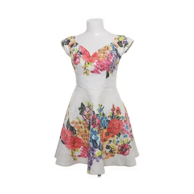 Klänning (Vit, Flerfärgad) från Chi Chi London Bomull, Elastan, Polyester