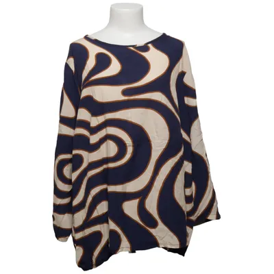 Blouse (Blue, Beige, Brown) from Cat & Co Viscose